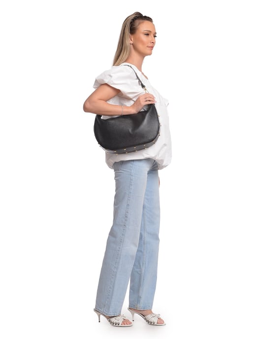 Isabella Rhea Schwarz Rindsledertasche - Image 5