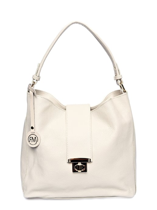Roberta M Beige Rindsledertasche - Image 1