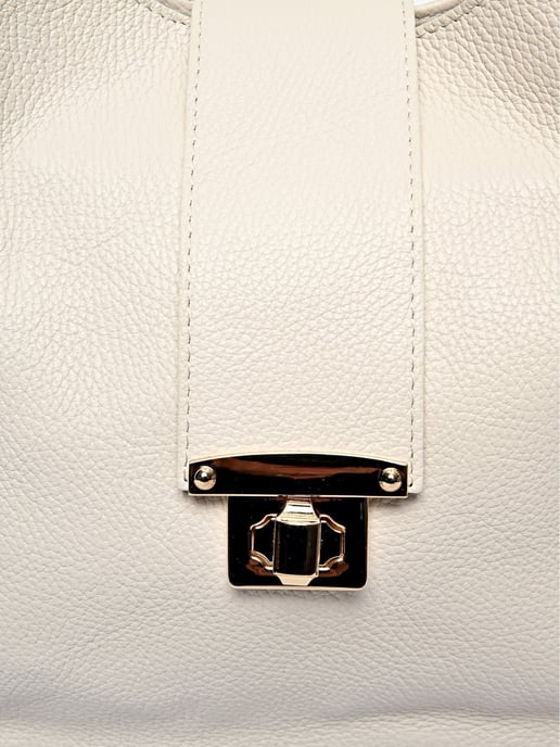 Roberta M Beige Rindsledertasche - Image 3