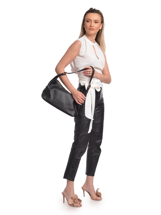Isabella Rhea Schwarz Rindsledertasche - Image 5