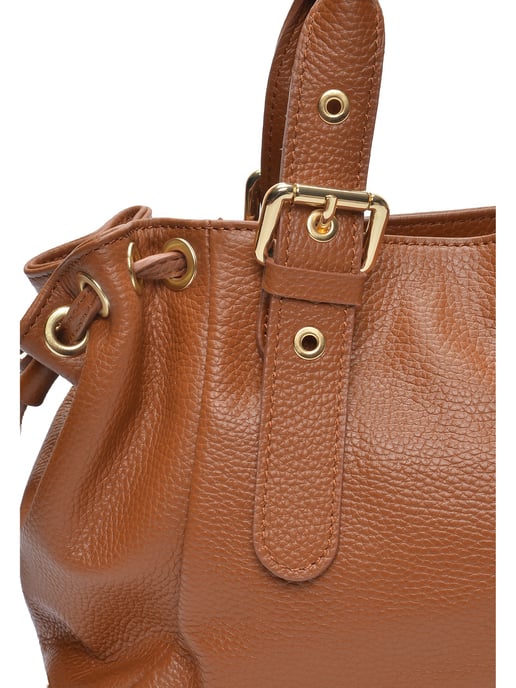 Anna Luchini Braun Rindsledertasche - Image 3