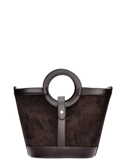 Anna Luchini Kastanienbraun Rindsledertasche - Image 1