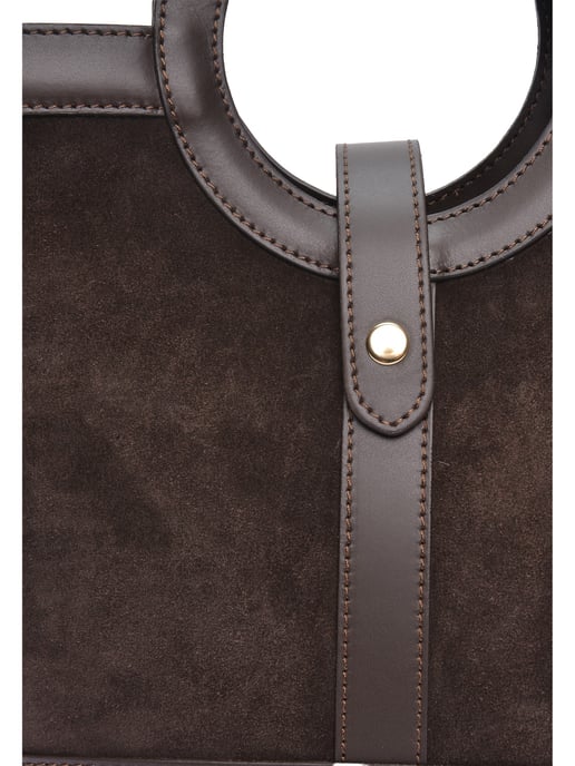 Anna Luchini Kastanienbraun Rindsledertasche - Image 3