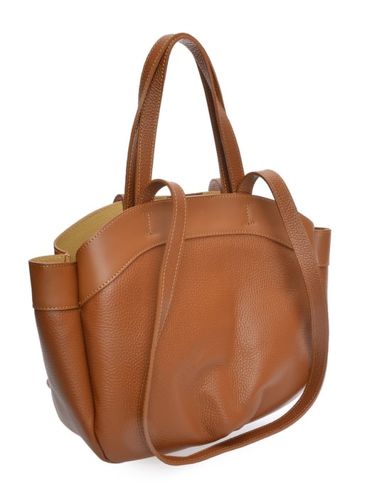 Anna Luchini Braun Rindsledertasche - Image 2