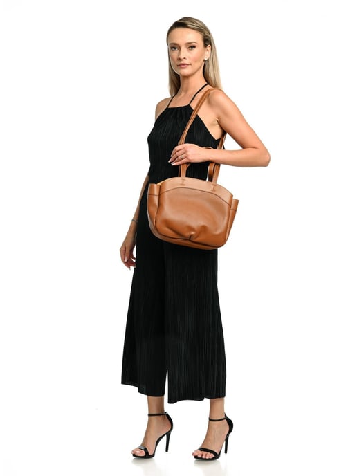 Anna Luchini Braun Rindsledertasche - Image 5