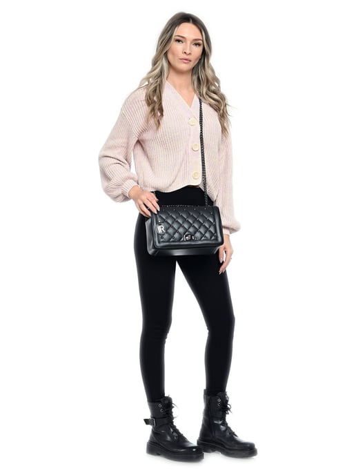 Isabella Rhea Schwarz Rindsledertasche - Image 5