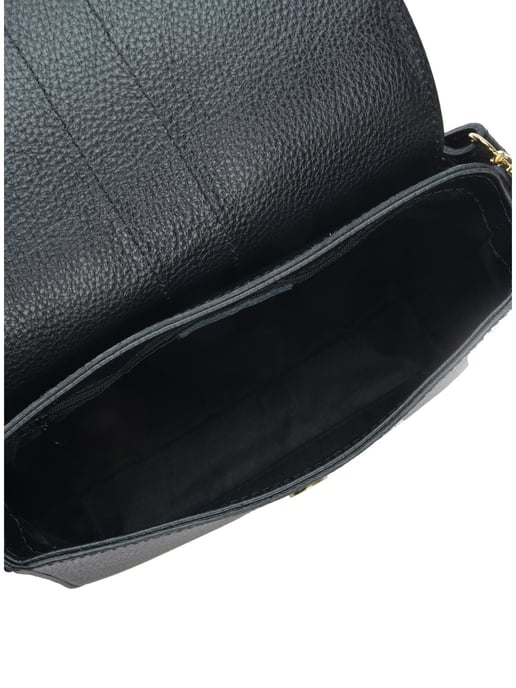Anna Luchini Schwarz Rindsledertasche - Image 4