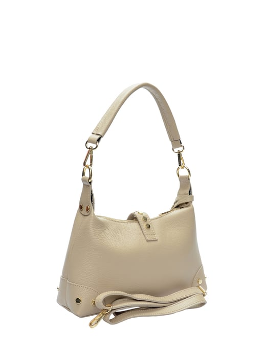Anna Luchini Beige Rindsledertasche - Image 2