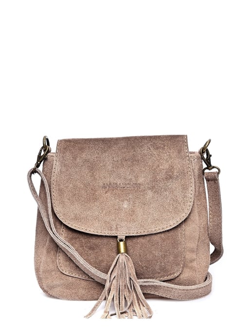 Anna Luchini Beige Rindsledertasche - Image 1
