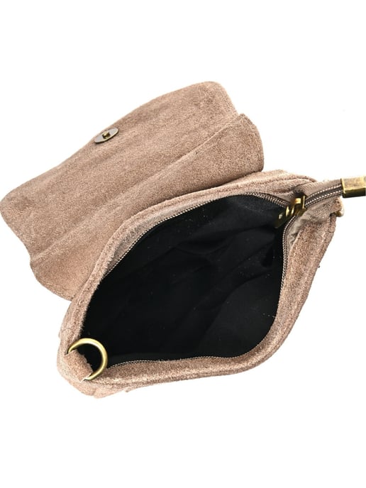 Anna Luchini Beige Rindsledertasche - Image 4