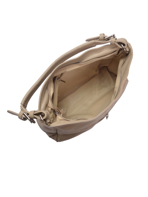 Roberta M Beige Rindsledertasche - Image 4