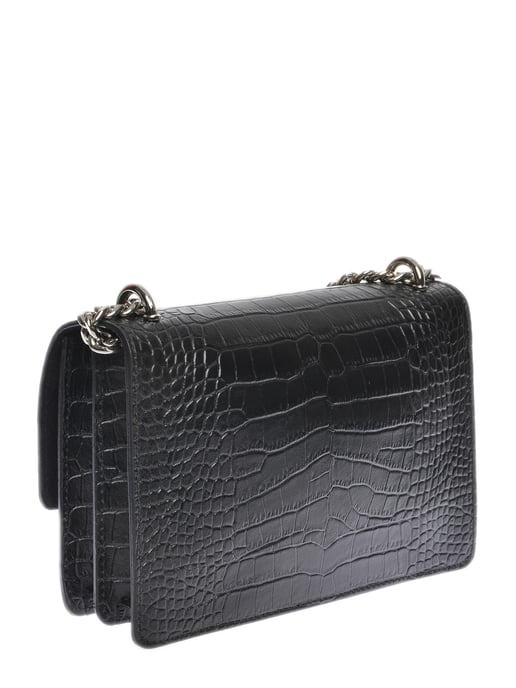 Luisa Vannini Schwarz Rindsledertasche - Image 2