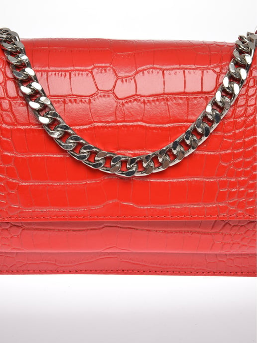 Luisa Vannini Rot Rindsledertasche - Image 3