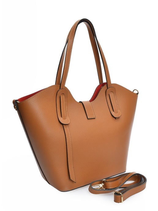 Isabella Rhea Braun Rindsledertasche - Image 2
