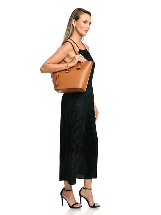 Isabella Rhea Braun Rindsledertasche - Image 5
