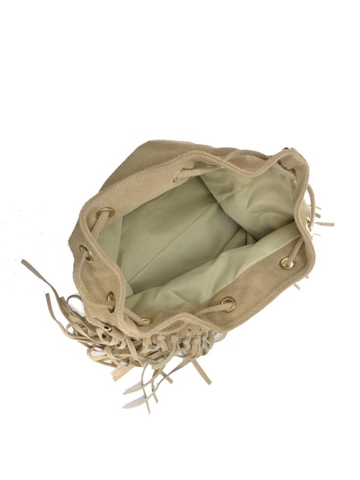 Roberta M Beige Rindsledertasche - Image 4