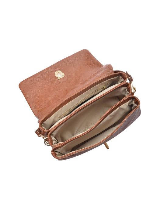 Isabella Rhea Braun Rindsledertasche - Image 4