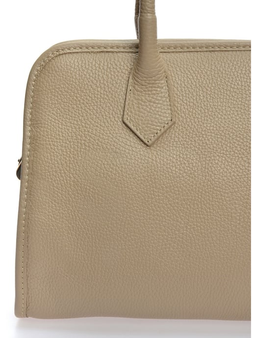 Anna Luchini Beige Rindsledertasche - Image 3