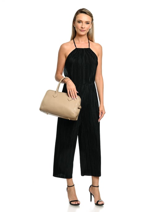 Anna Luchini Beige Rindsledertasche - Image 5
