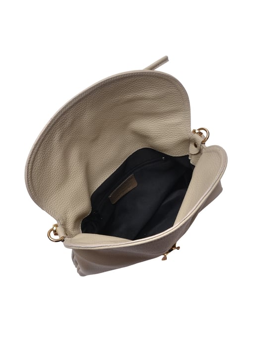 Anna Luchini Beige Rindsledertasche - Image 4
