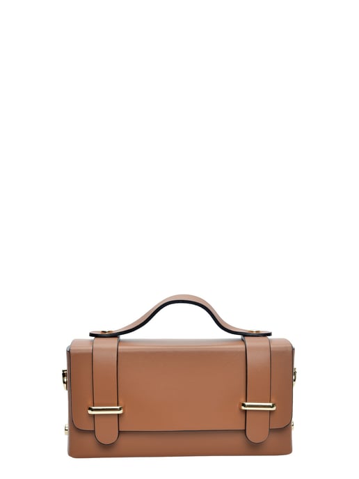 Isabella Rhea Braun Rindsledertasche - Image 1