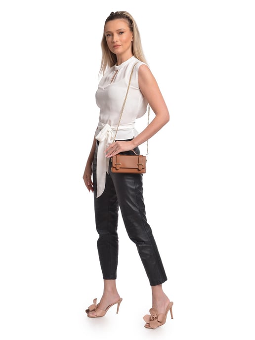 Isabella Rhea Braun Rindsledertasche - Image 5