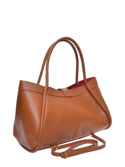 Luisa Vannini Braun Rindsledertasche - Image 2