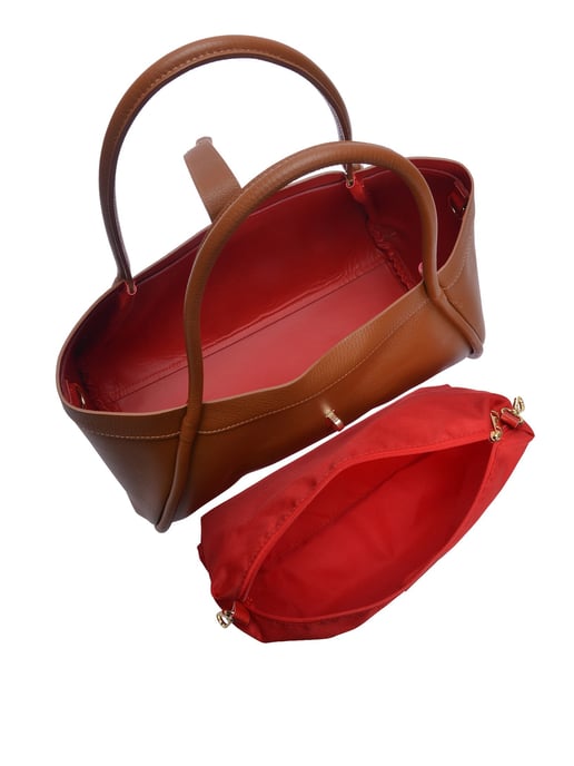 Luisa Vannini Braun Rindsledertasche - Image 4