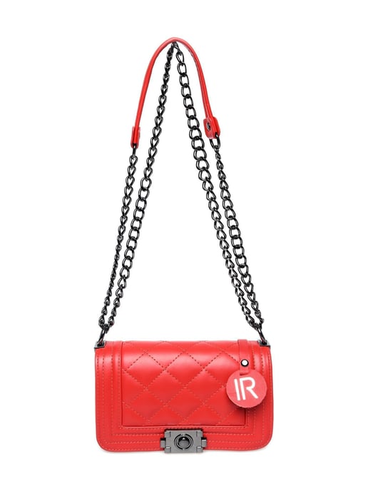 Isabella Rhea Rot Rindsledertasche - Image 1