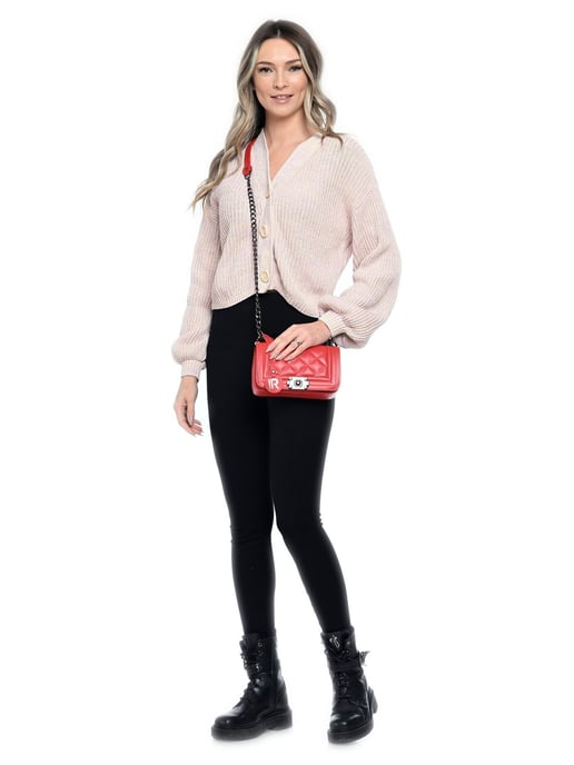 Isabella Rhea Rot Rindsledertasche - Image 5