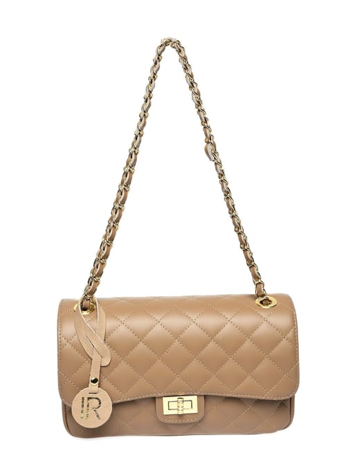 Isabella Rhea Beige Rindsledertasche - Image 1