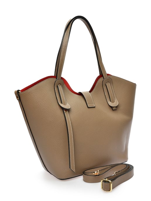 Isabella Rhea Beige Rindsledertasche - Image 2