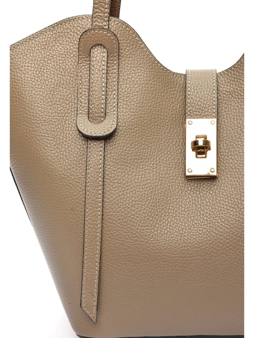 Isabella Rhea Beige Rindsledertasche - Image 3