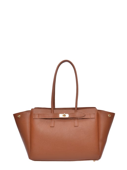 Isabella Rhea Braun Rindsledertasche - Image 1