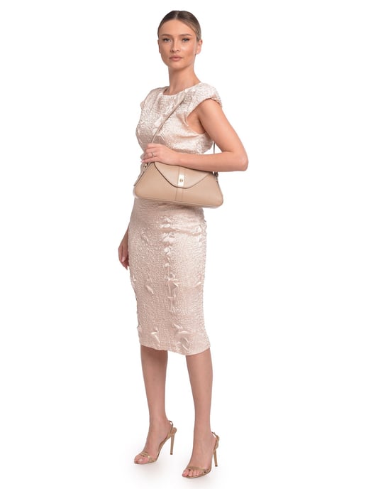 Roberta M Beige Rindsledertasche - Image 5