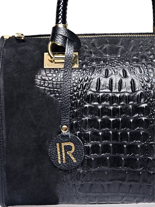 Isabella Rhea Schwarz Rindsledertasche - Image 3