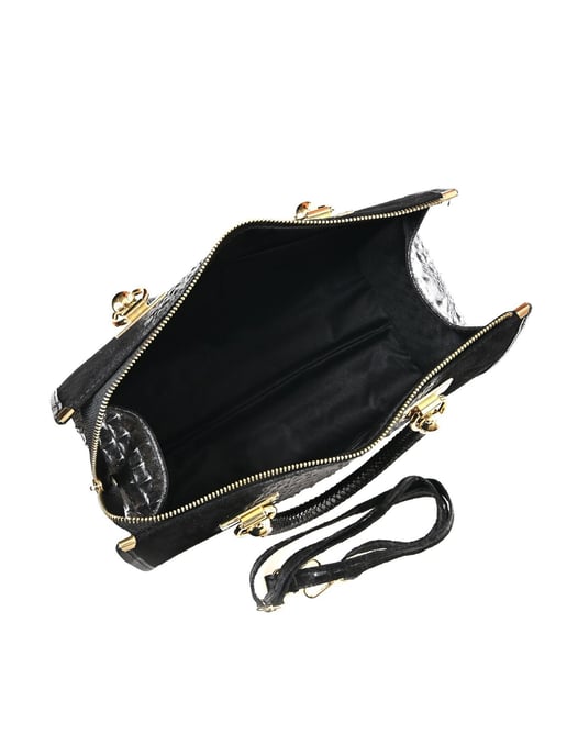 Isabella Rhea Schwarz Rindsledertasche - Image 4