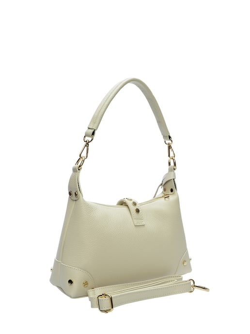 Anna Luchini Beige Rindsledertasche - Image 2