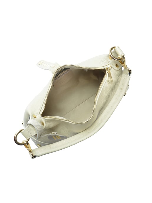 Anna Luchini Beige Rindsledertasche - Image 4