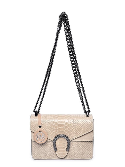 Roberta M Beige Rindsledertasche - Image 1