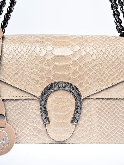 Roberta M Beige Rindsledertasche - Image 3