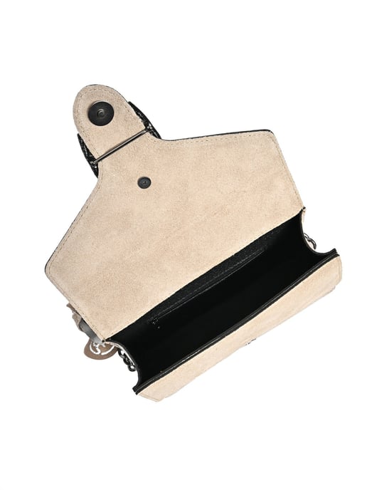 Roberta M Beige Rindsledertasche - Image 4