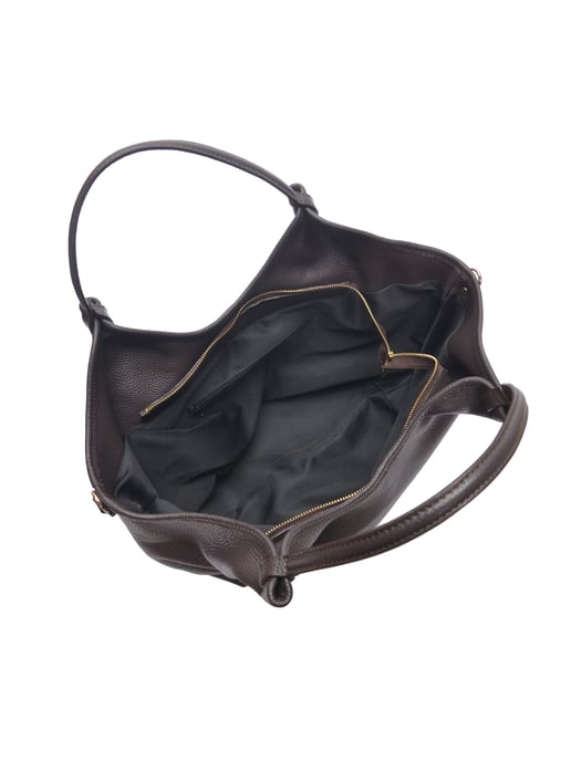 Isabella Rhea Kastanienbraun Rindsledertasche - Image 4