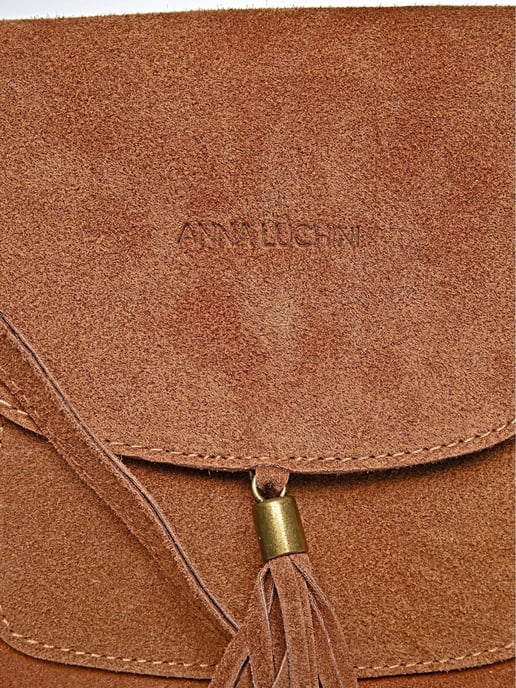 Anna Luchini Braun Rindsledertasche - Image 3