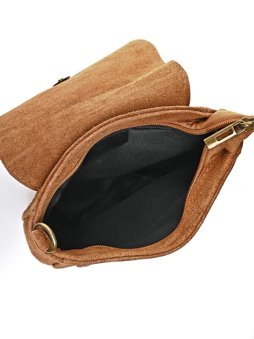 Anna Luchini Braun Rindsledertasche - Image 4