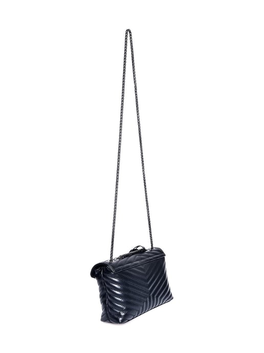 Luisa Vannini Schwarz Rindsledertasche - Image 2