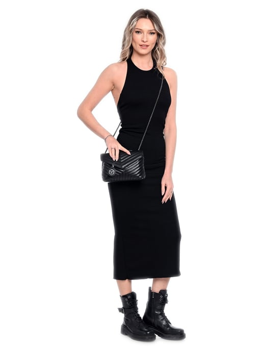 Luisa Vannini Schwarz Rindsledertasche - Image 5