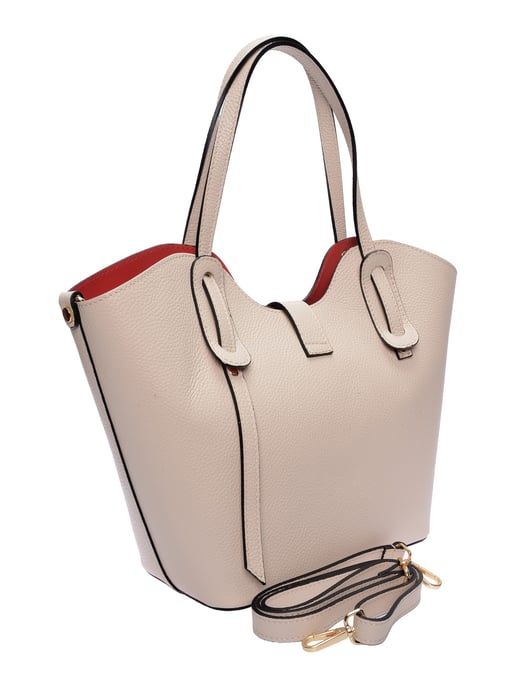 Isabella Rhea Beige Rindsledertasche - Image 2