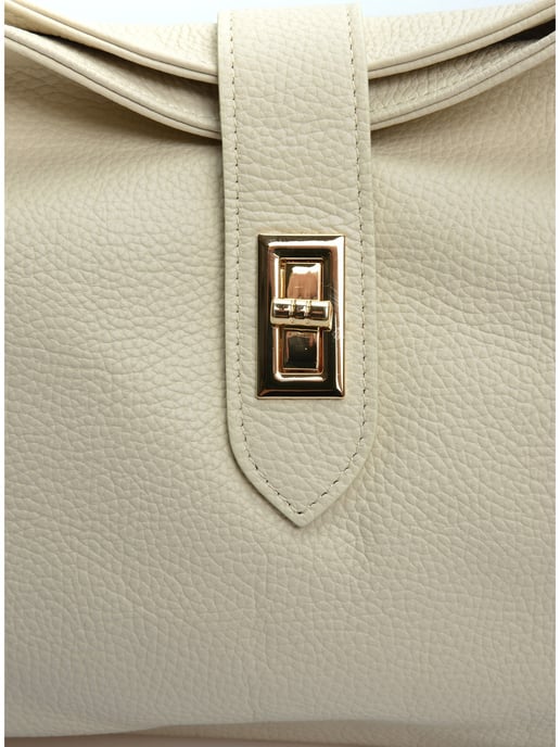 Anna Luchini Beige Rindsledertasche - Image 3