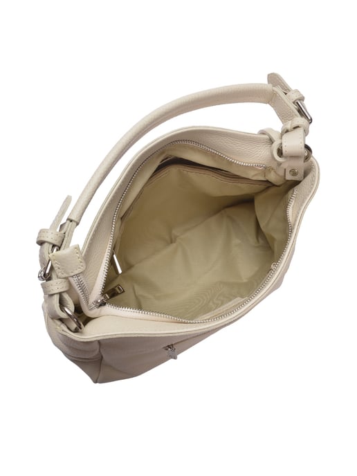 Roberta M Beige Rindsledertasche - Image 4